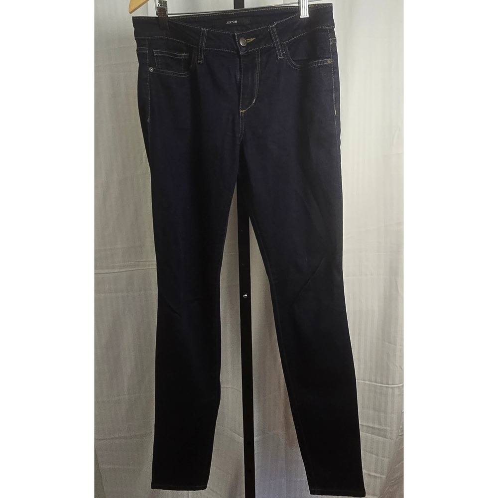 JOE'S Jeans Women's 28x31 The Skinny Dark Wash Denim‎ Blue Jeans Midrise Stretch